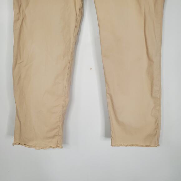 Frank & Eileen Wicklow Italian Chino Khaki Straight Leg Mid Rise Pants Size 10 - Picture 7 of 10